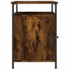 vidaXL Bedside Cabinet Smoked Oak 40x42x60 cm Engineered Wood