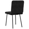 vidaXL Dining Chairs 2 pcs Black Velvet