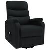 vidaXL Stand up Massage Chair Black Fabric