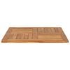 vidaXL Table Top Solid Teak Wood Square 80x80x2.5 cm