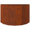 vidaXL Planter Rusty 90 x 45 x 50 cm Weathering Steel