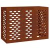 vidaXL Air Conditioner Cover Rusty 110 x 50 x 80 cm Weathering Steel