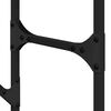 vidaXL Washing Machine Shelf with Shelf Black 0ak 67 x 25 x 163 cm