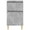 vidaXL Bedside Cabinet Concrete Grey 40x35x70 cm