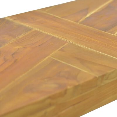 vidaXL Console Table 110x35x75 cm Solid Teak Wood