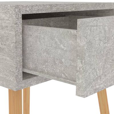 vidaXL Bedside Cabinets 2 pcs Concrete Grey 40x40x56 cm Engineered Wood