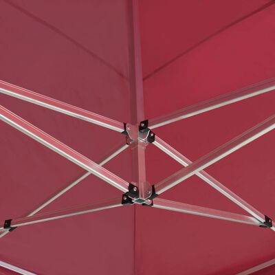 vidaXL Professional Folding Party Tent Aluminium 6x3 m Wine Red
