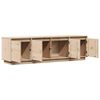 vidaXL TV Cabinet 156x37x45 cm Solid Wood Pine