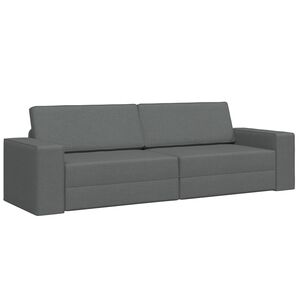 vidaXL Sofa Bed 200cm Dark Grey Fabric