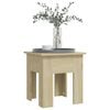 vidaXL Coffee Table Sonoma Oak 40x40x42 cm Engineered Wood