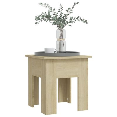 vidaXL Coffee Table Sonoma Oak 40x40x42 cm Engineered Wood
