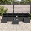 vidaXL Sofa Set with Cushion 8 pcs Poly Rattan