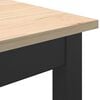 vidaXL Bar Table Natural 110 x 55 x 105 cm Solid Pine Wood