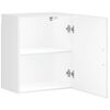 vidaXL Kitchen Wall Cabinets 2 pcs Porto White Engineered Wood
