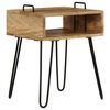 vidaXL Bedside Table Solid Mango Wood 40x34x47 cm