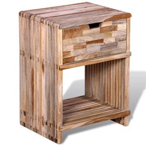 vidaXL Cabinet | Various shades of teak | Reclaimed teak wood | Storage