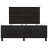 vidaXL Bed Frame with Headboard Black 137 x 190 cm Velvet