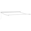 vidaXL Awning Manual White 3 x 2.5 m Metal