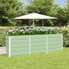 vidaXL Planter Green 240 x 40 x 75 cm Steel