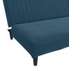 vidaXL 2-Seater Sofa Bed Blue Velvet