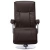 vidaXL TV Armchair Brown Faux Leather