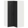vidaXL Dishwasher Panel Kalmar Black 57 x 57 x 100 cm Engineered Wood