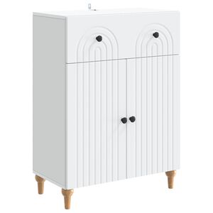 vidaXL Sideboard White 66 x 34.5 x 90 cm Engineered Wood
