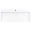 vidaXL Wash Basin 100x46x11 cm Mineral Cast/Marble Cast White