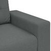 vidaXL Loveseat Sofa Dark Grey 140 cm Fabric