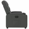 vidaXL Electric Recliner Chair Dark Grey Fabric