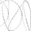 vidaXL Razor Wire Silver 5000 x 1.9 cm Galvanised steel