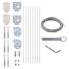 vidaXL 29 Piece Balcony Screen Accessory Set