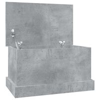 vidaXL Storage Box Concrete Grey 50x30x28 cm Engineered Wood