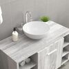 vidaXL Wash Basin White 28x28x10 cm Ceramic