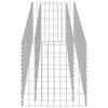 vidaXL Gabion Raised Bed Galvanised Steel 180x50x50 cm