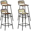 vidaXL Bar Chair | Set of 4 | Multicolour