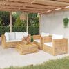 vidaXL 5 Piece Garden Lounge Set with Cushions Solid Wood Teak
