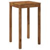 vidaXL Garden Bar Table Natural 60 x 60.5 x 105 cm Solid Acacia Wood