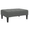 vidaXL Footstool Dark Grey 77x55x31 cm Fabric