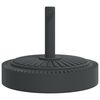 vidaXL Parasol Base for Ø38 / 48 mm Poles 25 kg Round