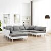 vidaXL Sofa White Artificial Leather