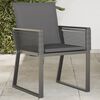 vidaXL Garden Chairs with Cushions 4 pcs Black Poly Rattan