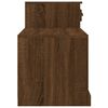 vidaXL Shoe Cabinet Brown Oak 100x42x60 cm Engineered Wood