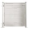 vidaXL Garden Gate 100x100 cm Stainless Steel