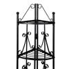 Corner Plant Rack Black