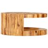 vidaXL Round Coffee Table 65x30 cm Solid Acacia Wood
