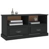 vidaXL TV Cabinet Black 93x35.5x45 cm Engineered Wood
