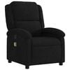 vidaXL Massage Recliner Chair Black Velvet