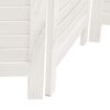 vidaXL Room Divider&nbsp;6 Panels White Solid Wood Paulownia
