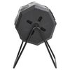 vidaXL Garden Compost Bin Black 73x64x95 cm 160 L